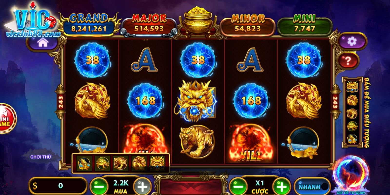 kho bau tu linh la tua game duoc yeu thich nhat tai vicclub Kho Báu Tứ Linh là tựa game được yêu thích nhất tại Vicclub