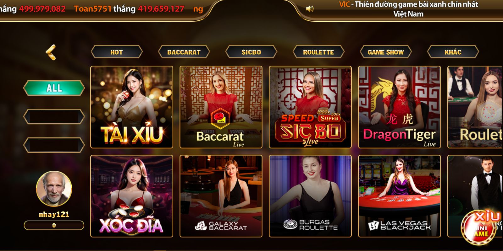Live Casino Vicclub là chuyên mục cá cược áp dụng công nghệ hiện đại